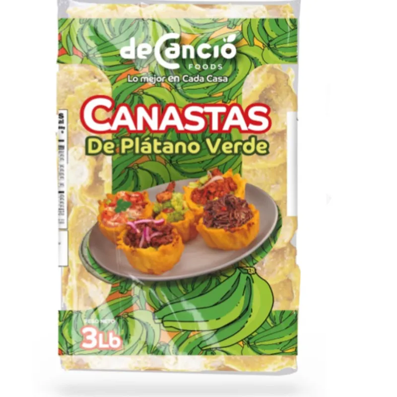 Canasta de Plátano Verde 
