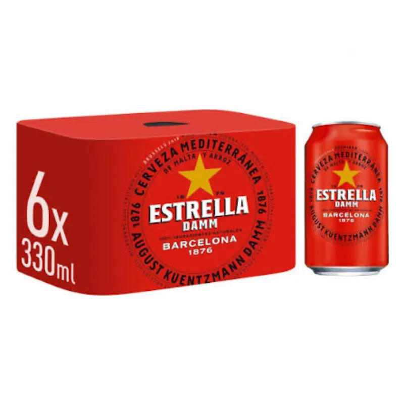 Cerveza Estrella Damm 