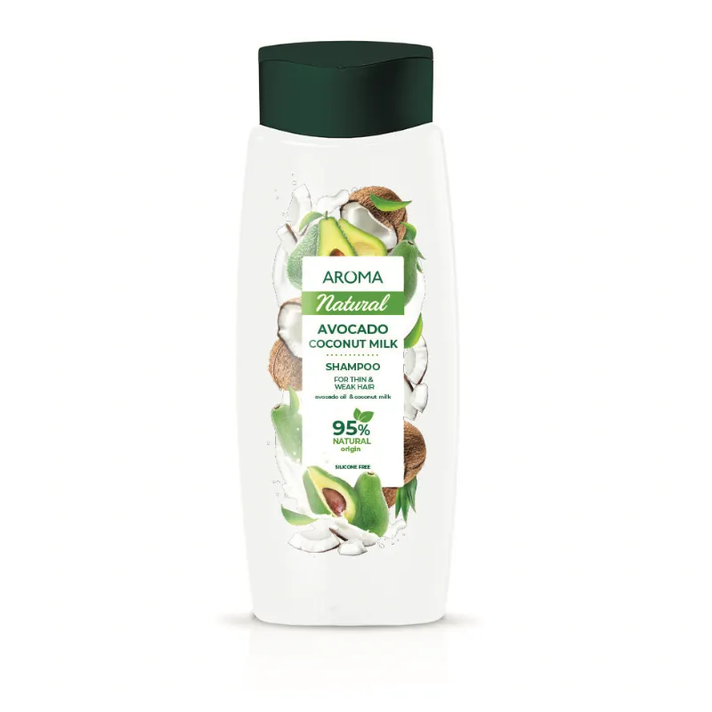 Champu de Aguacate Leche De Coco Aroma Natural 