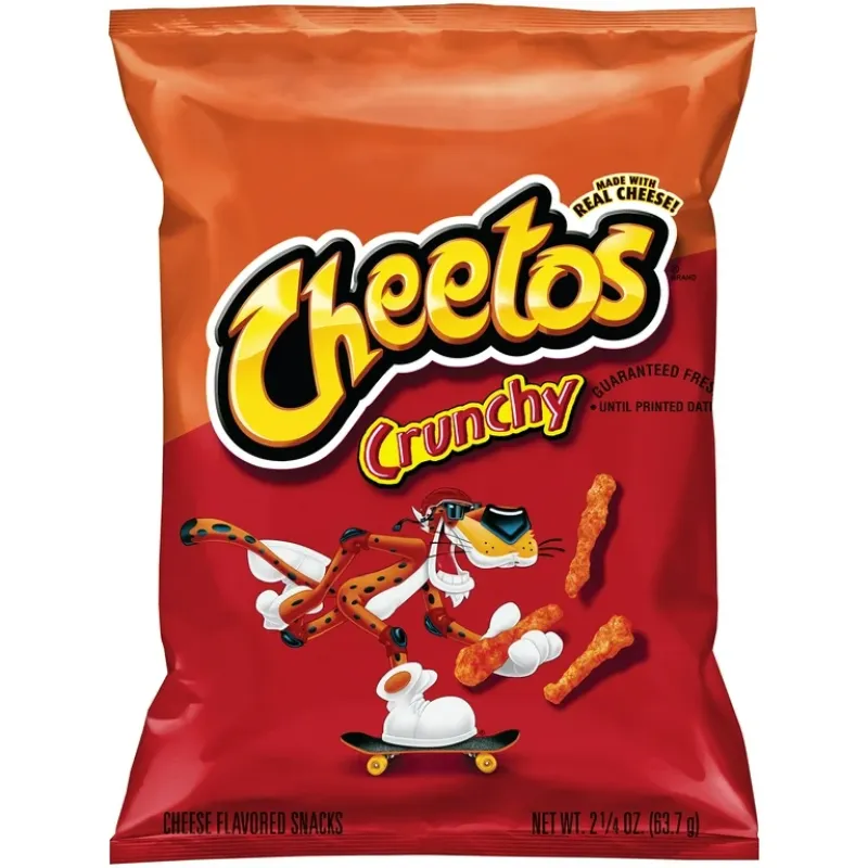 Cheetos crunchy cheese snacks 