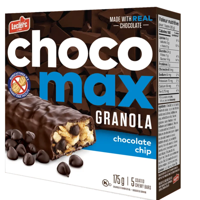 Chocomax Granola Chocolate Chip Chewy Bars