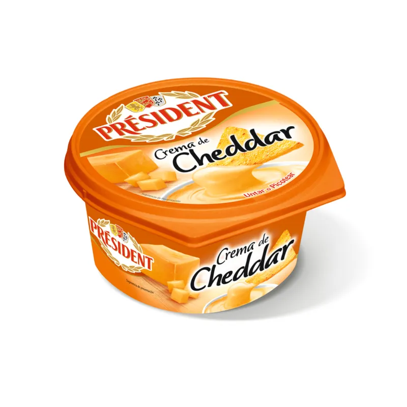 Crema de Cheddar President 