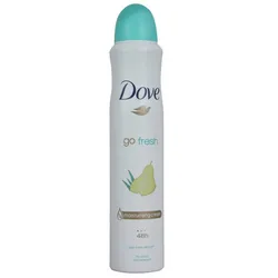 Dove desodorante spray Go Fresh pera y Aloe Vera.