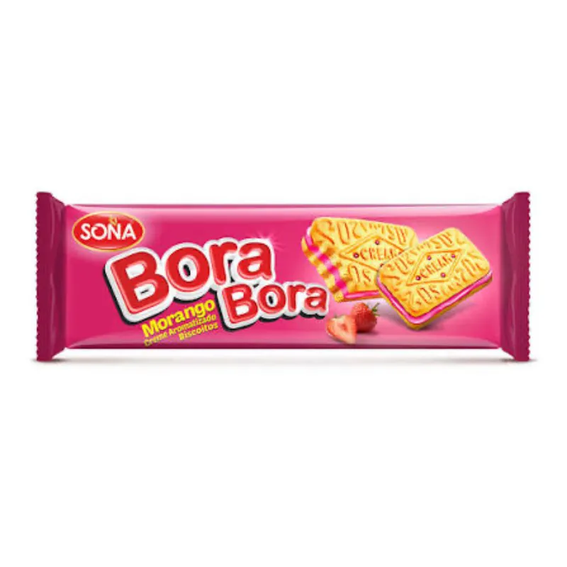Galleta Bora Bora con Crema de Fresa 