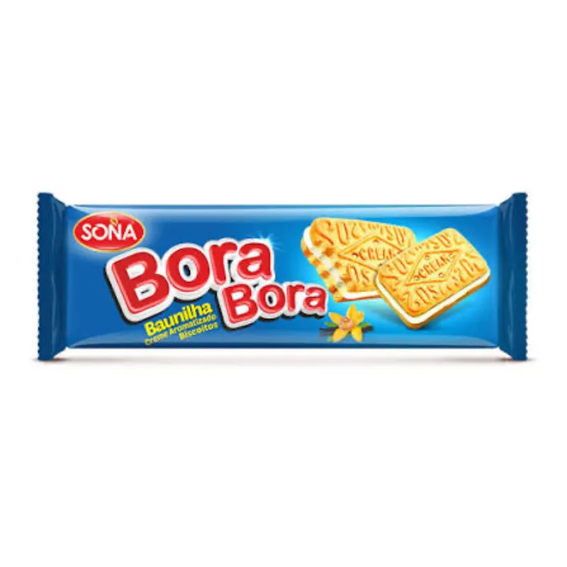 Galleta Bora Bora con Crema de Vainilla 