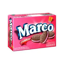 Galletas Marco con Crema de Fresa 