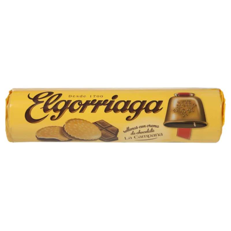Galletas Rellenas de crema de Chocolate Elgorriaga 