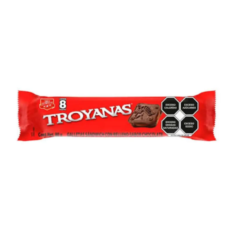 Galletas Troyanas Sabor Chocolate 