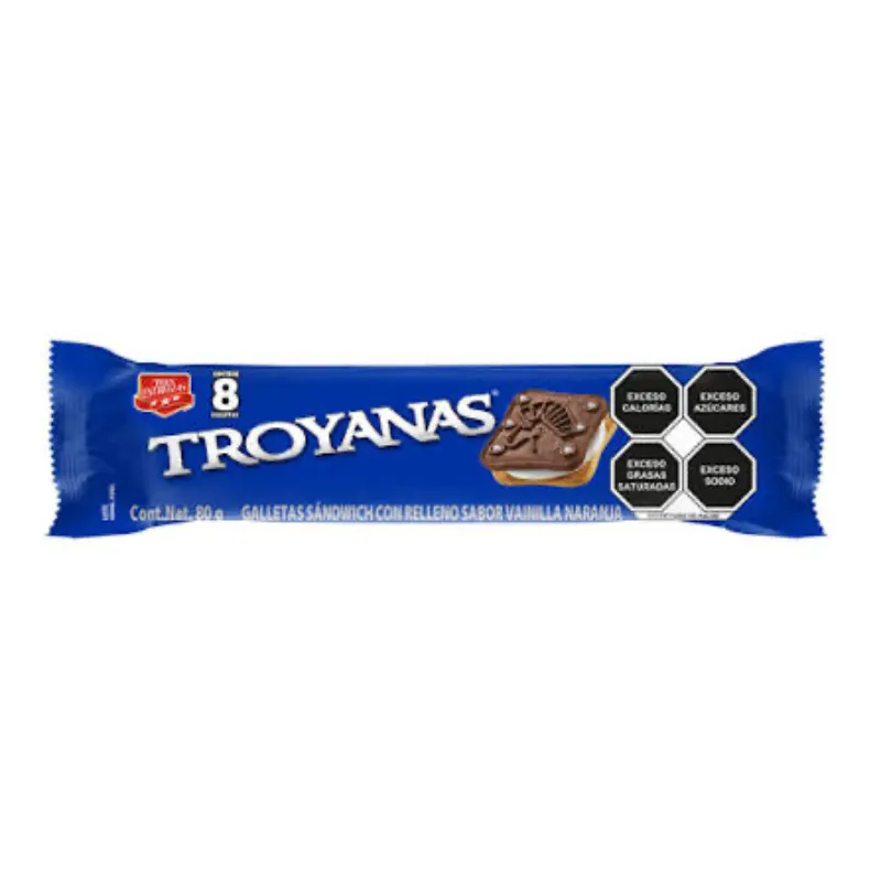 Galletas Troyanas sabor Vainilla y Chocolate 