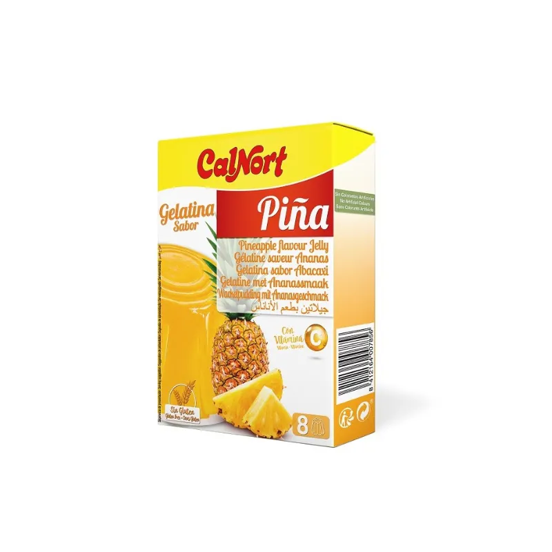 Gelatina de piña Calnort 