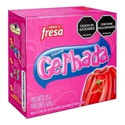 Gelatina Gel’hada Fresa