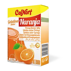 Gelatina Naranja Calnort 