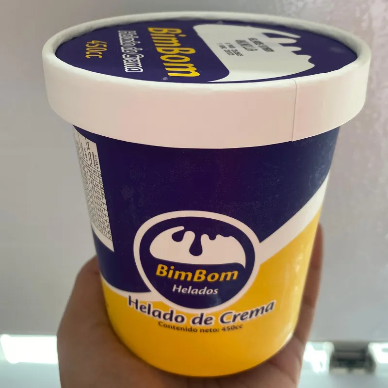 Helado BimBom Mantecado 