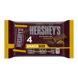 Hershey's Milk Chocolate with Almonds 4 Snack Size