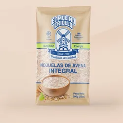 Hojuelas de Avena Integral El Molino Criollo
