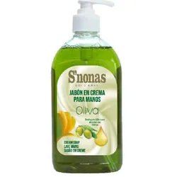 Jabón en Crema para Manos Oliva S’Nomas