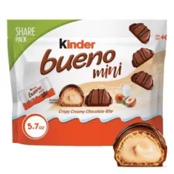 Kinder Bueno Mini Chocolate Bites with Crispy Wafer and Hazelnut Cream