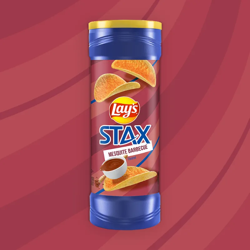 Lay’s Stax Barbecue al mezquite 