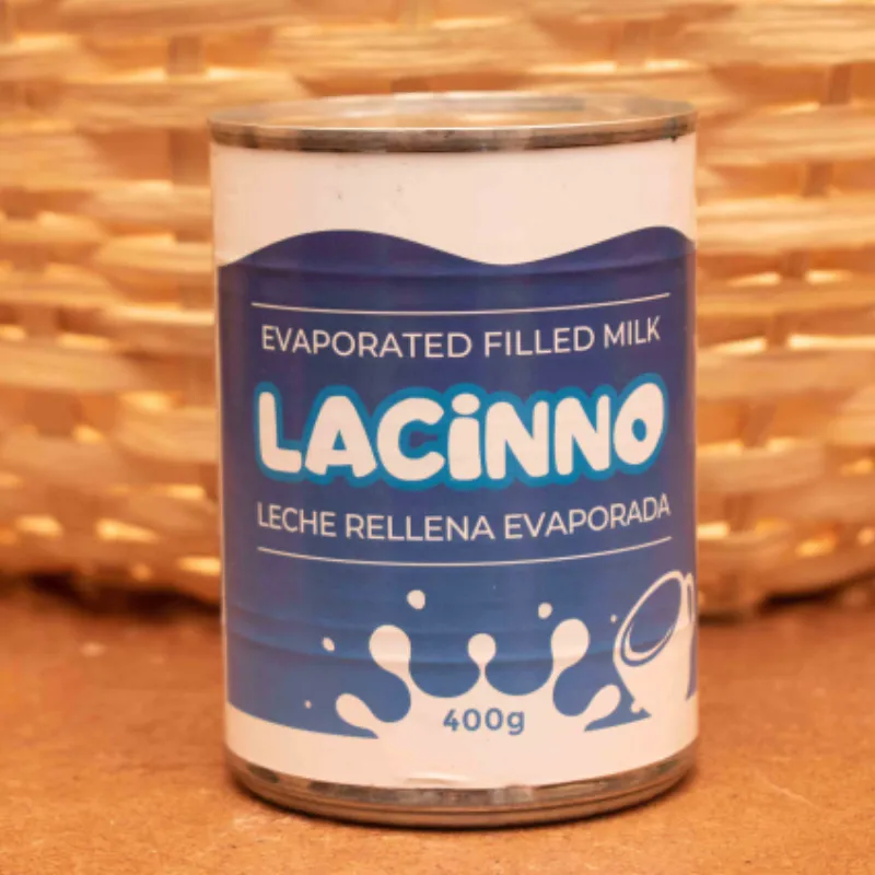 Leche evaporada Lacinno 