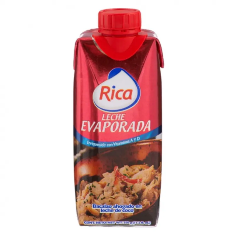 Leche evaporada Rica 