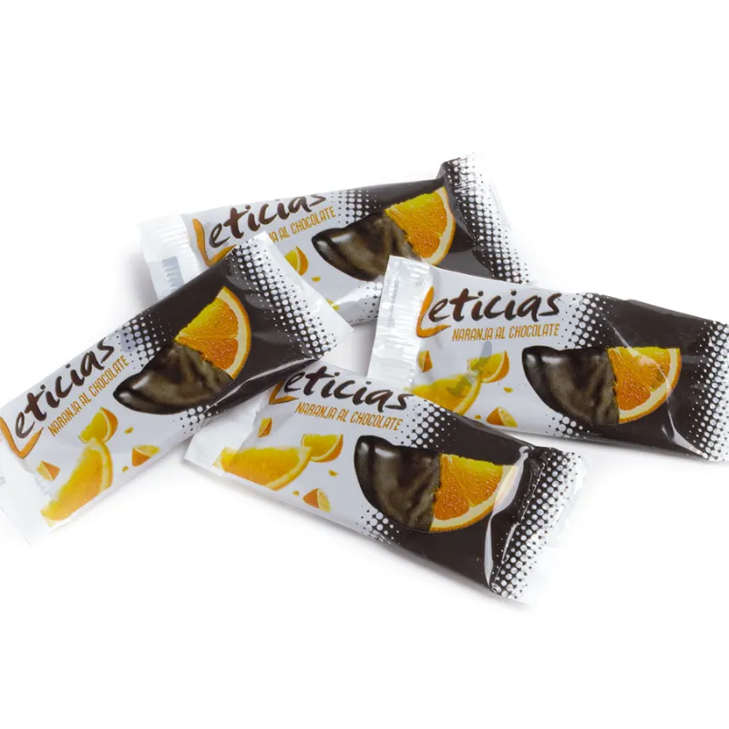 Leticias de Naranja al chocolate 