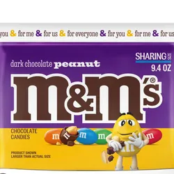 M&M’s Dark Chocolate Peanut Chocolate Candies