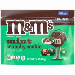 M&M's Milk Chocolate Mint Crunchy Cookie Candy