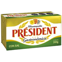 Mantequilla President con Sal 
