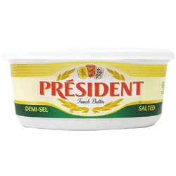 Mantequilla President con Sal 