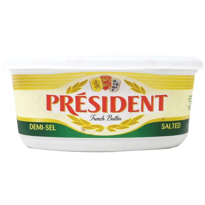 Mantequilla President con Sal 