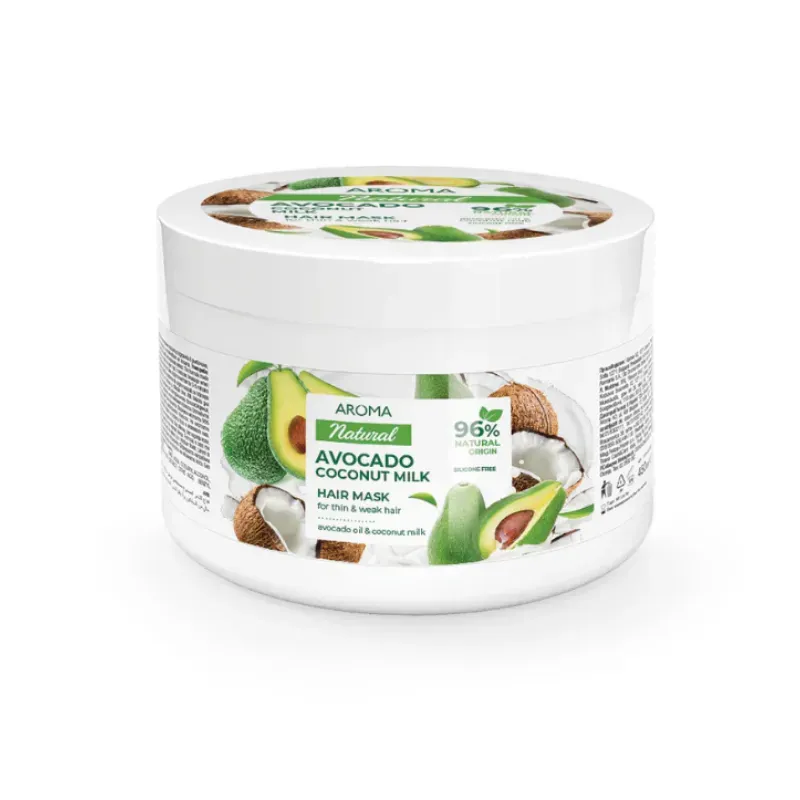 Mascarilla Capilar de Aguacate y Leche De Coco Aroma Natural 