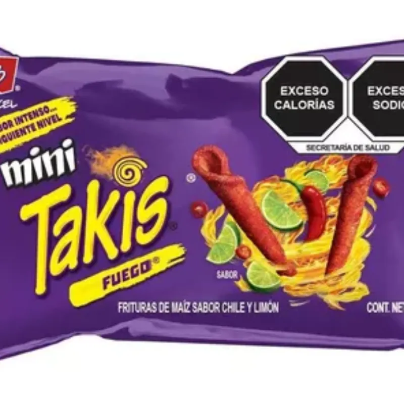 Mini Takis Fuego sabor Chile y Limón 