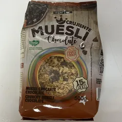 Muesli crujiente con chocolate 