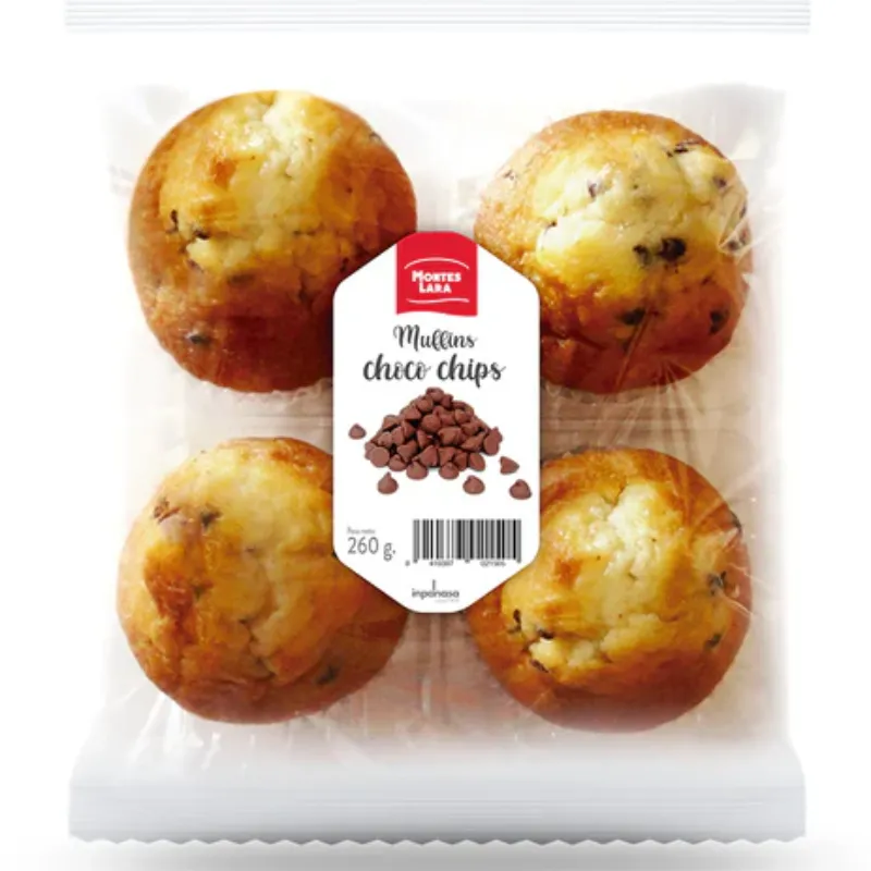 Muffins Pepitas Choco Montes Lara 