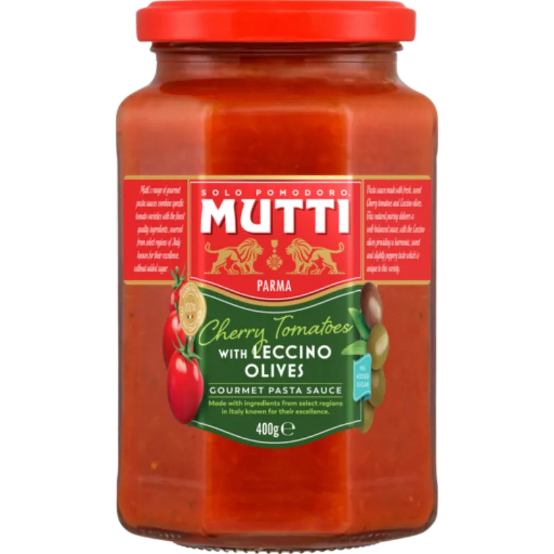 Mutti Tomate Cherry con Aceituna Leccino 