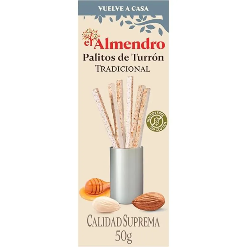 Palitos de turrón Tradicional El Almendro 