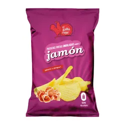 Patatas fritas onduladas sabor Jamón 
