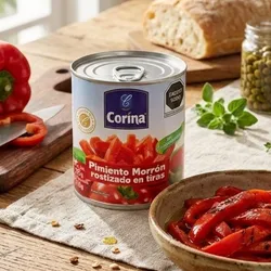 Pimiento Morron rostizado en tiras Corina