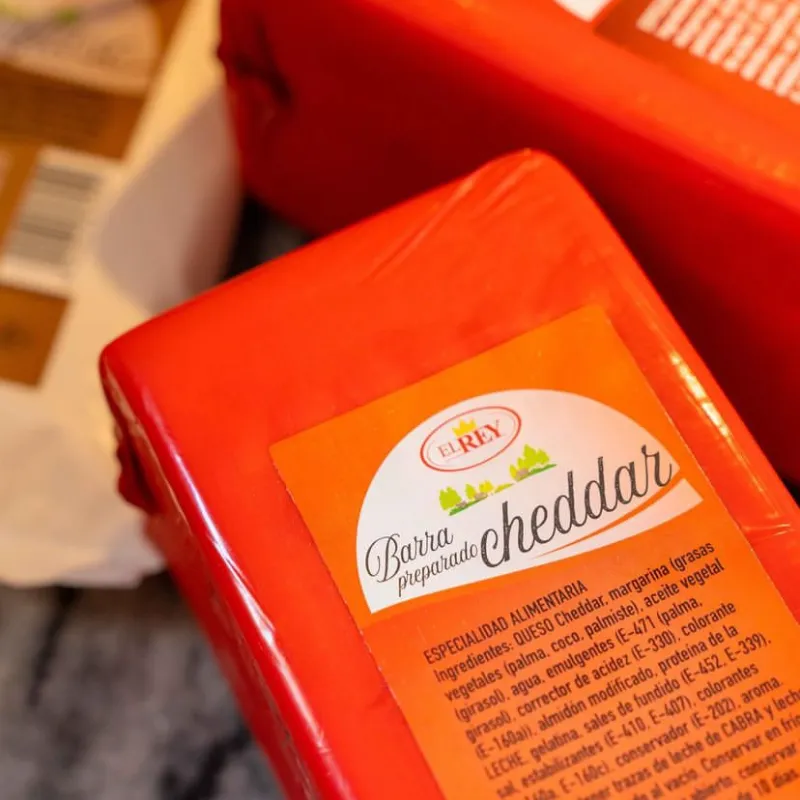 Queso cheedar El Rey 