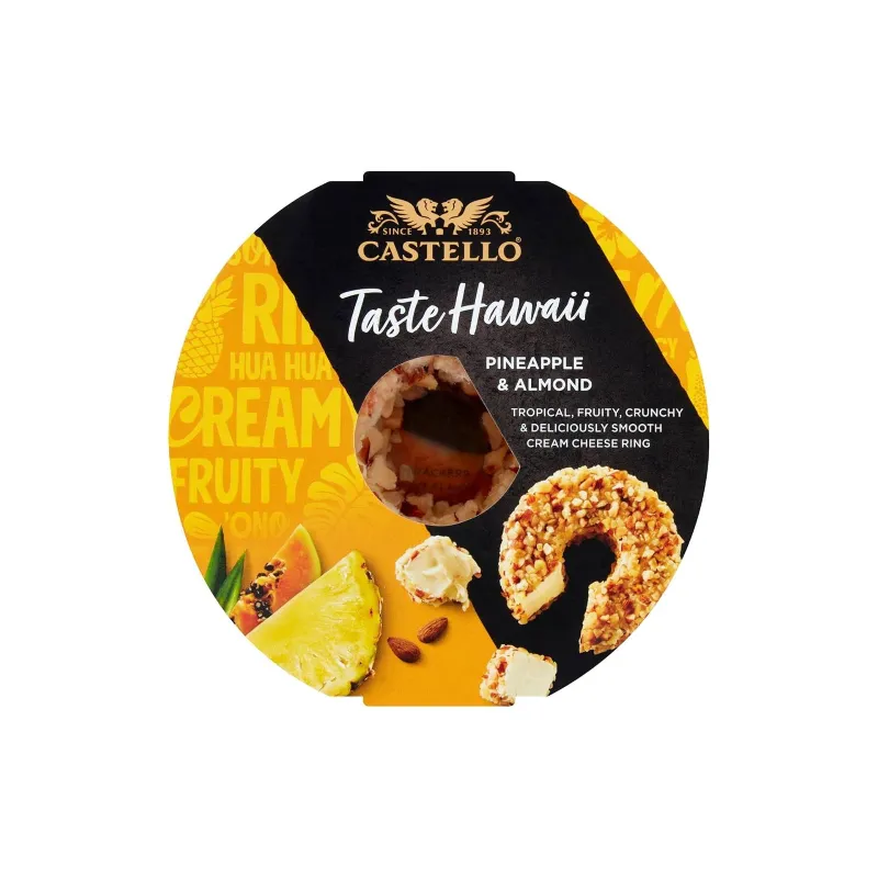 Queso con Piña y Almendra Castello 