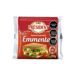 Queso President Gourmet toast with Emmental 