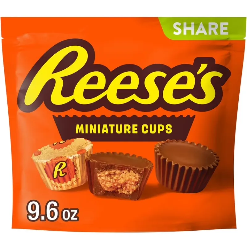 Reese's Miniatures Dulces de Tazas de Mantequilla de Maní con Chocolate con Leche