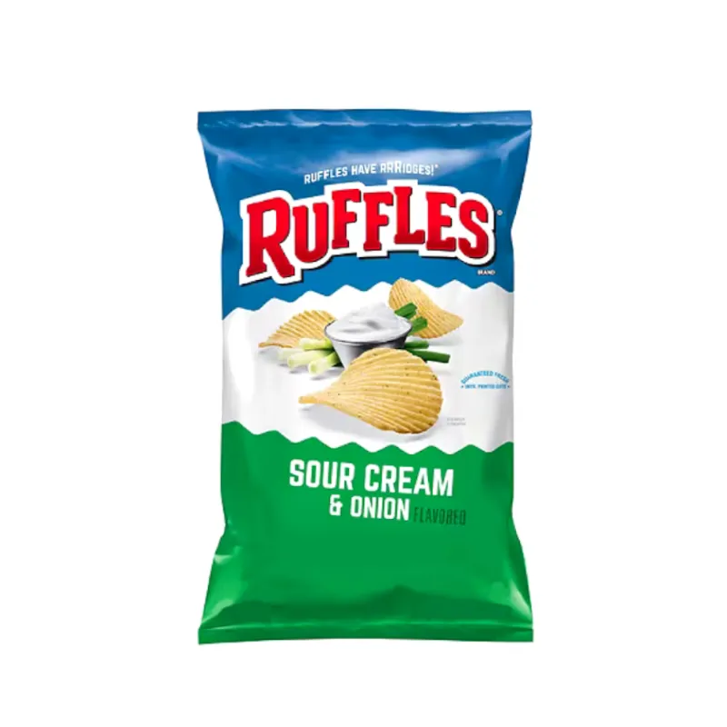 Ruffles Crema Agria y Cebolla 