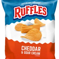 Ruffles Queso Cheddar y Crema Agria