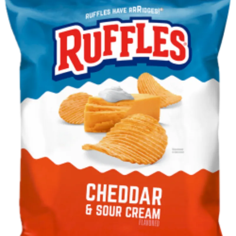Ruffles Queso Cheddar y Crema Agria