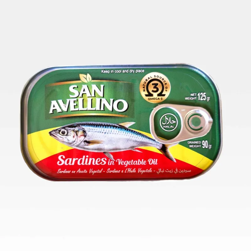 Sardina en aceite vegetal 