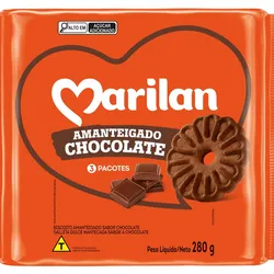 Shortbread Biscuit Chocolate Marilan