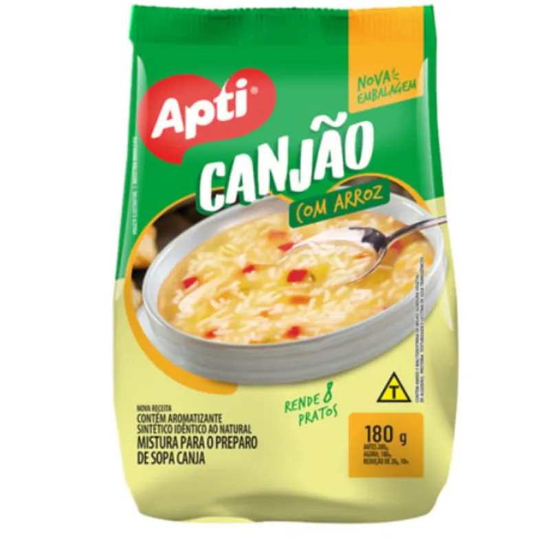 Sopa de gallina con arroz Apti 