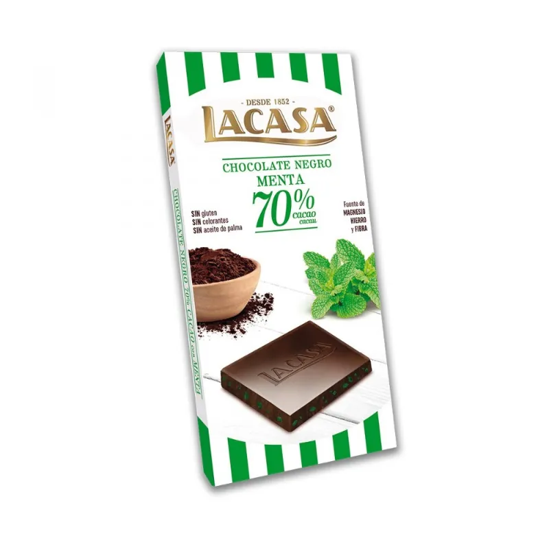 Tableta Chocolate Menta  70% Cocoa 
