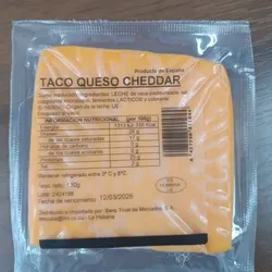 Taco Queso Cheddar Albeniz 